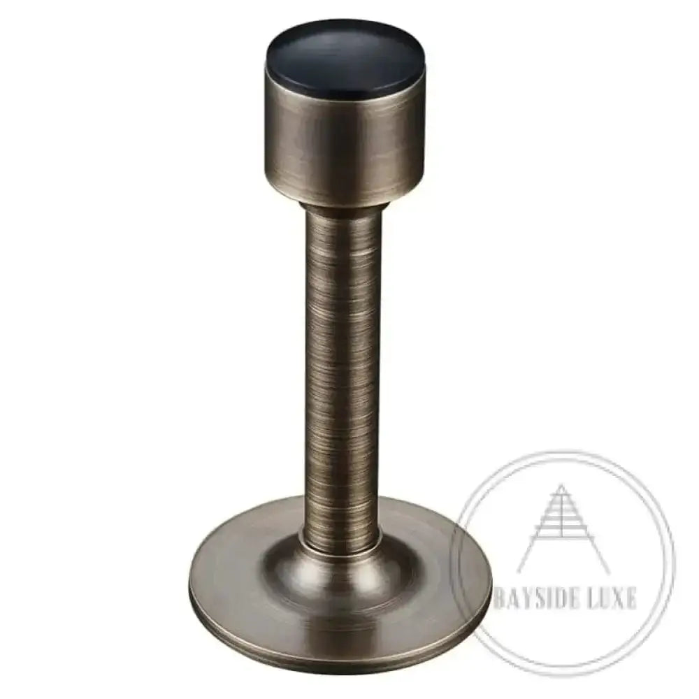 Door Stop 102mm / Antique Brass / Solid Brass Luxe Doorware - Paddington Brass Door Stop - Antique Brass