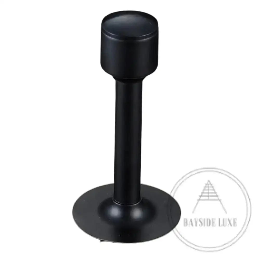 Door Stop 102mm / Distressed Black / Solid Brass Luxe Doorware - Paddington Brass Door Stop - Distressed Black Brass