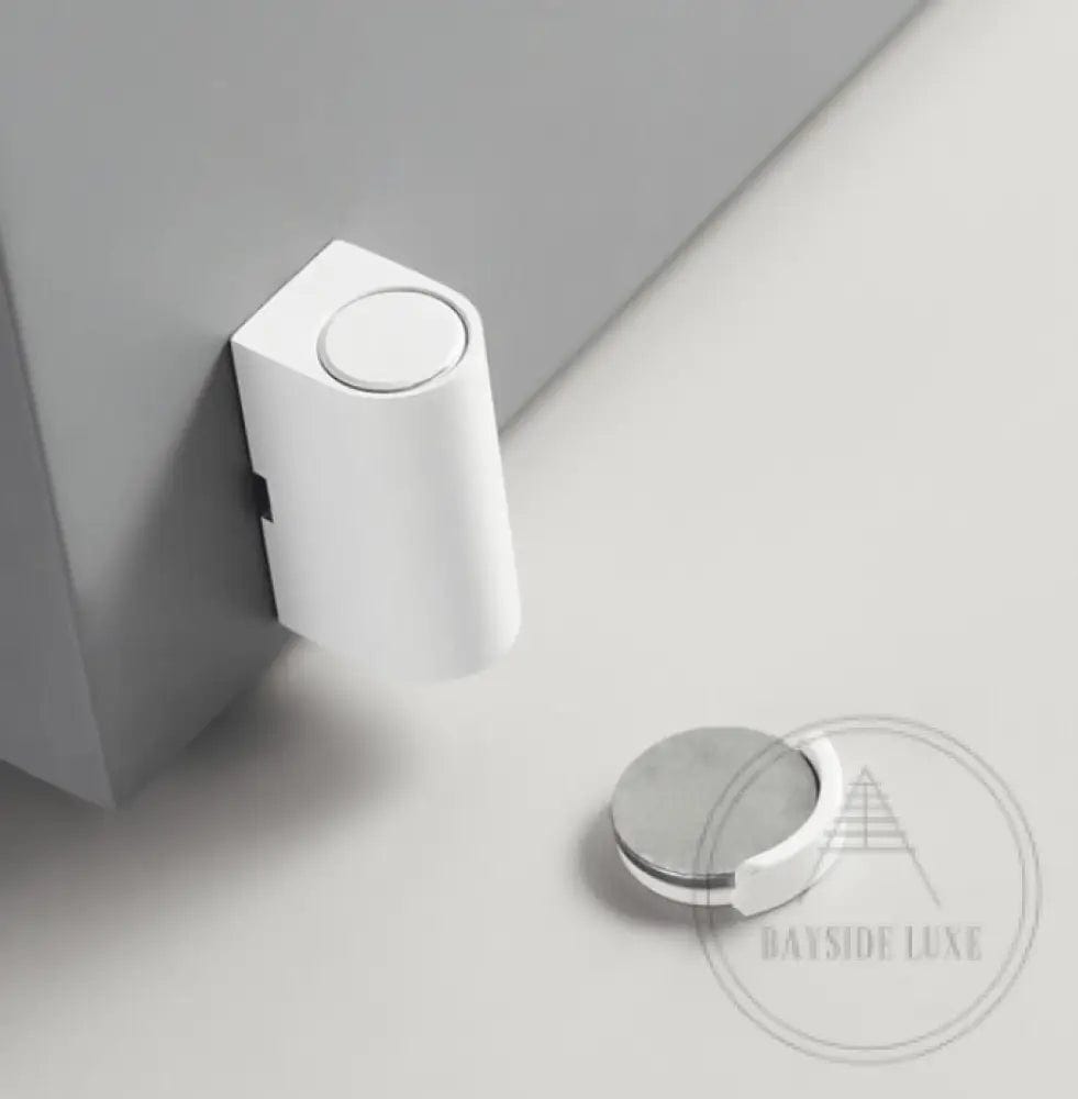 Door Stop 43 x 23mm / White Luxe Doorware - Whitsunday White Magnetic Door Stop