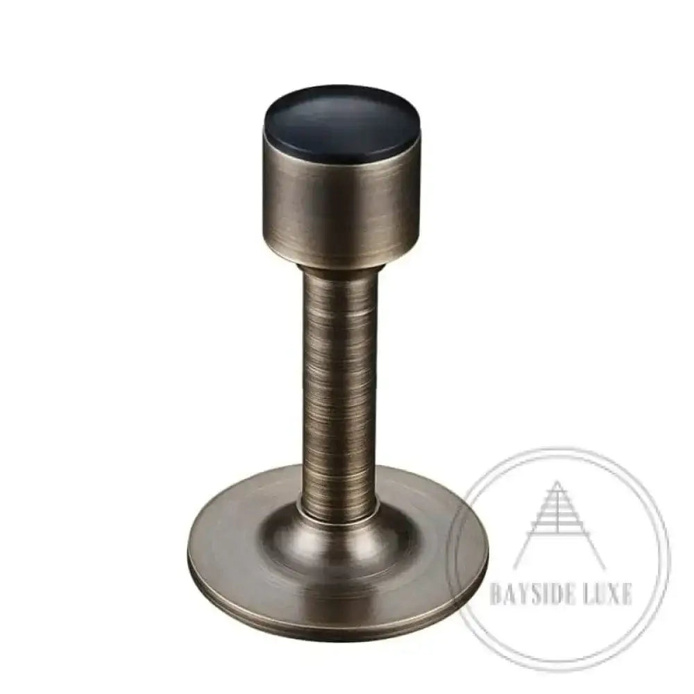 Door Stop 82mm / Antique Brass / Solid Brass Luxe Doorware - Paddington Brass Door Stop - Antique Brass