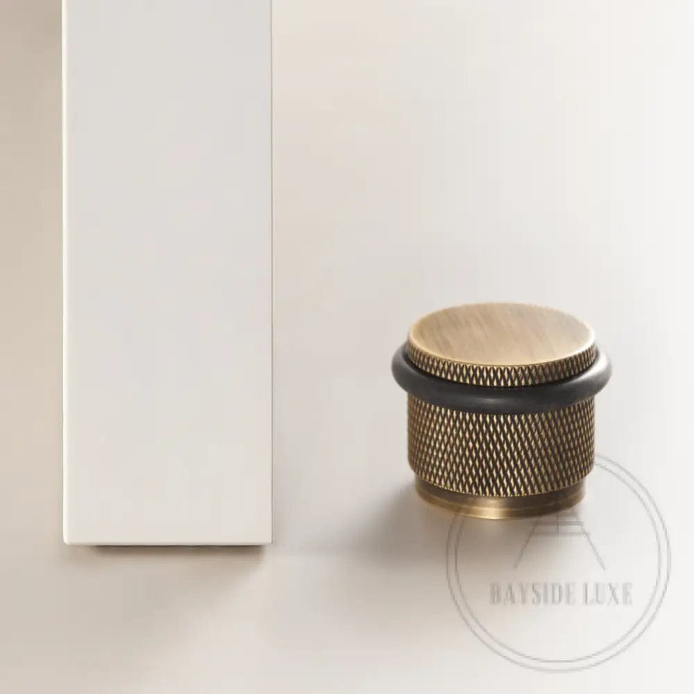 Door Stop Bayside Luxe - The Tamarama Solid Antique Brass Door Stop