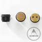 Door Stop Bayside Luxe - The Tamarama Solid Black Brass Door Stop