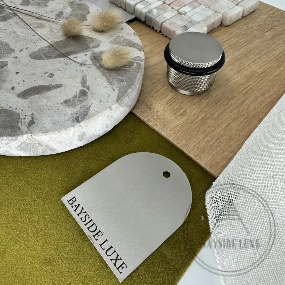 Door Stop Bayside Luxe - The Tamarama Solid Nickel Door Stop