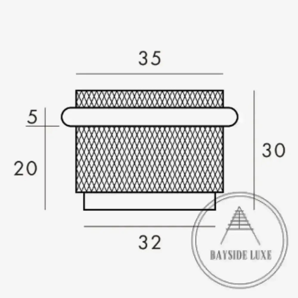 Door Stop Bayside Luxe - The Tamarama Solid Nickel Door Stop