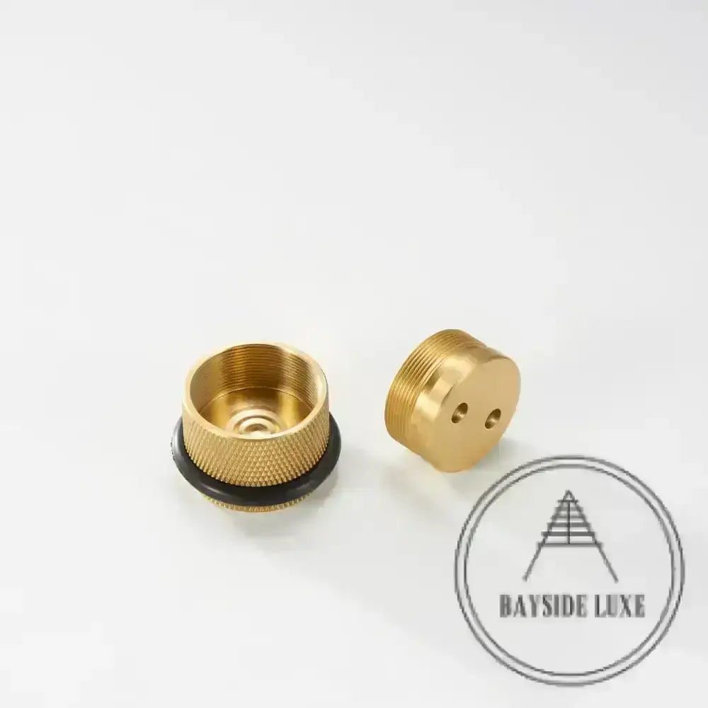 Door Stop Bayside Luxe - The Tamarama Solid Satin Brass Door Stop