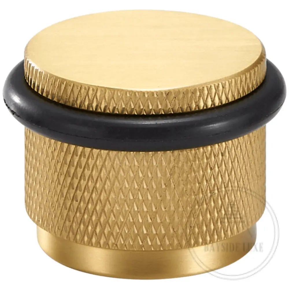 Door Stop Bayside Luxe - The Tamarama Solid Satin Brass Door Stop