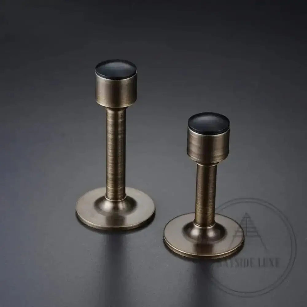 Door Stop Luxe Doorware - Paddington Brass Door Stop - Antique Brass