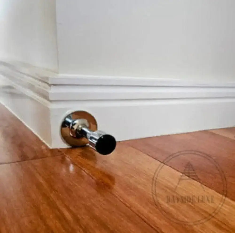 Door Stop Luxe Doorware - Paddington Brass Door Stop - Mirror Finish Chrome