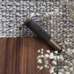 Door Stop Solid Brass Luxe Doorware - Somers Knurled Satin Brass Doorstop