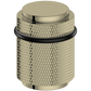 Door Stop Sydney Knurled Floor Mount Door Stop Satin Brass