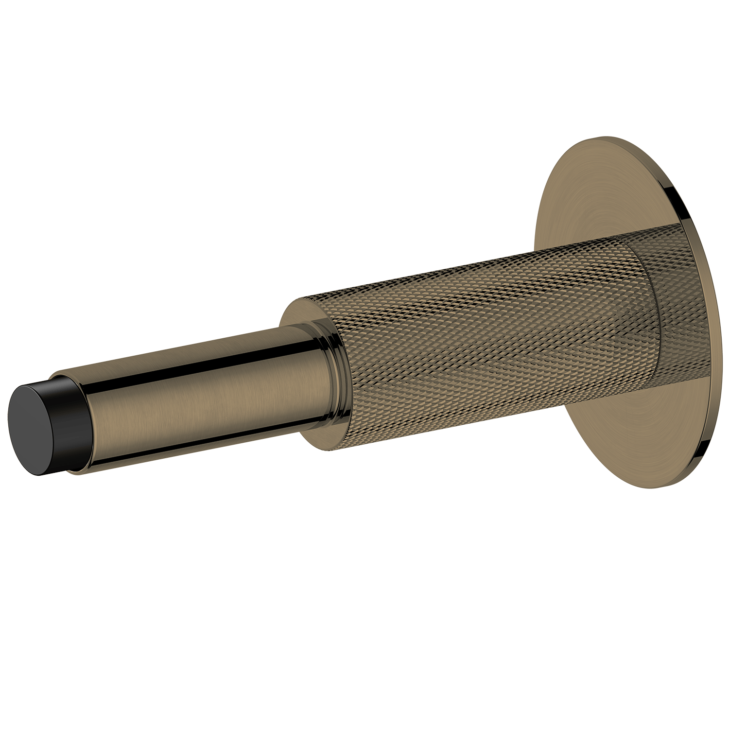 Door Stop Sydney Knurled Wall Mount Door Stop Antique Brass