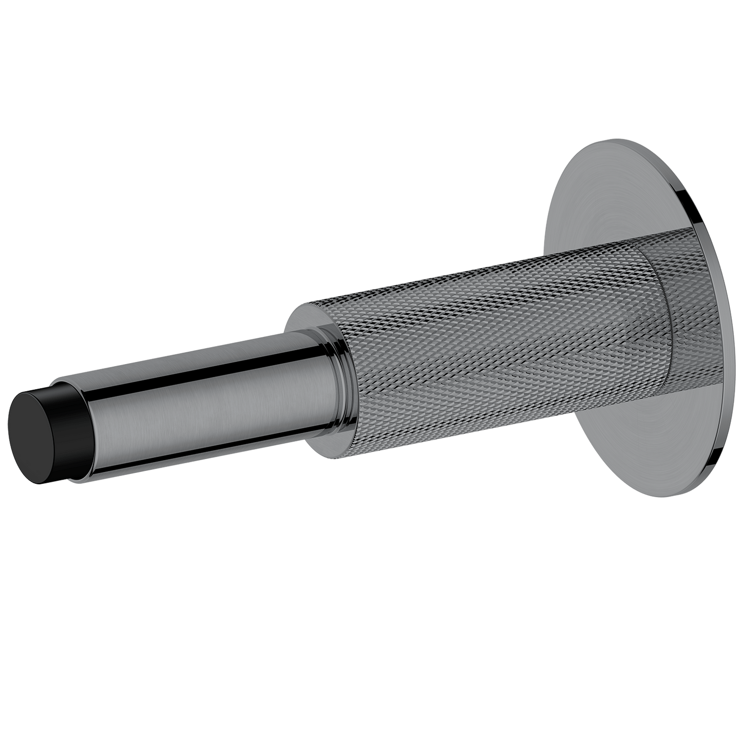 Door Stop Sydney Knurled Wall Mount Door Stop Gunmetal