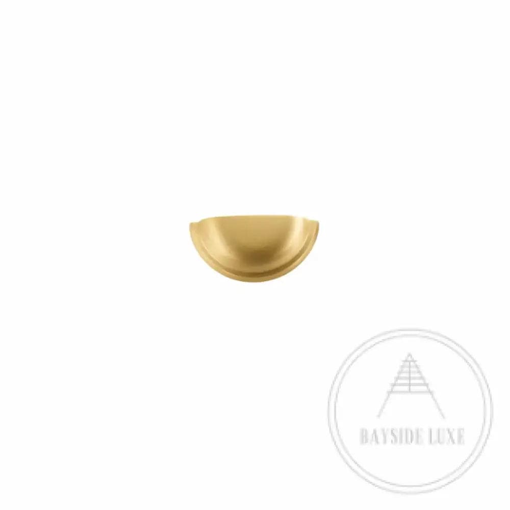 Gold Bayside Luxe - Ascot Solid Brass Cup Pull