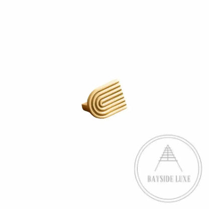 Half Knob / Brass / Solid Brass Bayside Luxe - Clunes Full and Half knobs