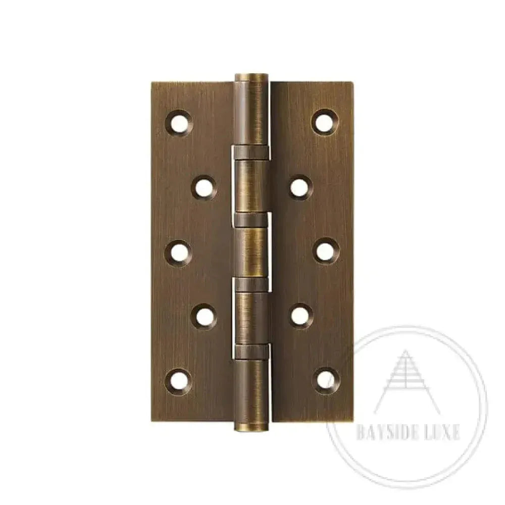 Hinges Luxe Doorware - Solid Brass Antique Brass Smooth Hinges