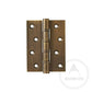 Hinges Luxe Doorware - Solid Brass Antique Brass Smooth Hinges
