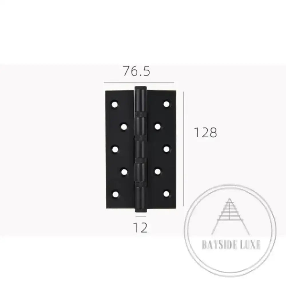 Hinges Luxe Doorware - Solid Brass Black Knurled Hinges