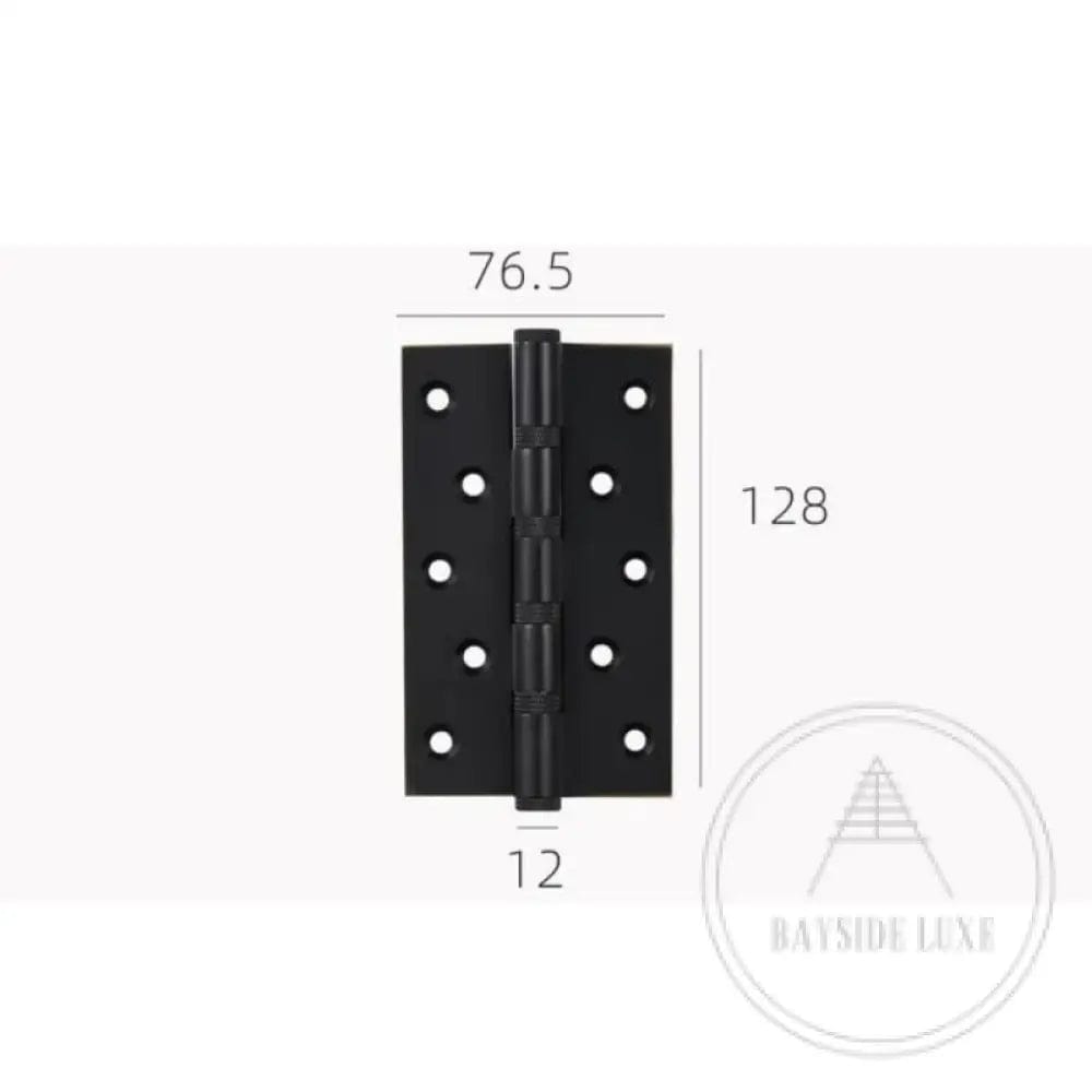 Hinges Luxe Doorware - Solid Brass Black Knurled Hinges