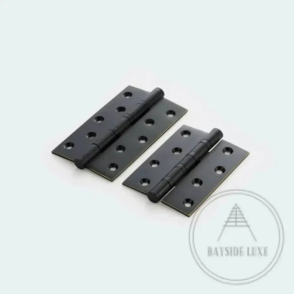 Hinges Luxe Doorware - Solid Brass Black Smooth Hinges