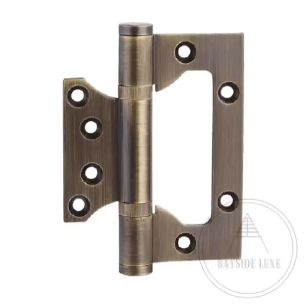 Hinges Medium 102mm / Antique Brass / Solid Brass Luxe Doorware - Solid Brass Antique Brass Hirline Hinges