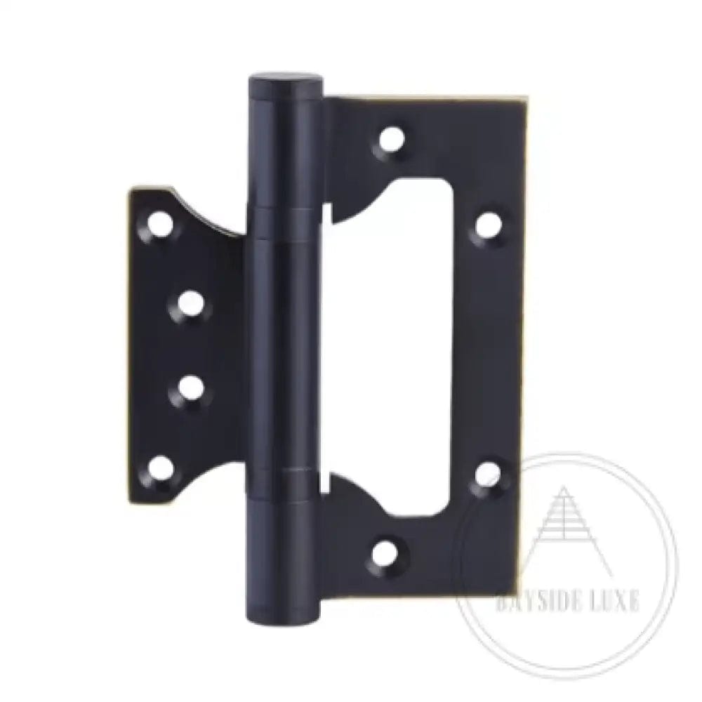 Hinges Medium 102mm / Black Brass / Solid Brass Luxe Doorware - Solid Brass Hirline Hinges in Black