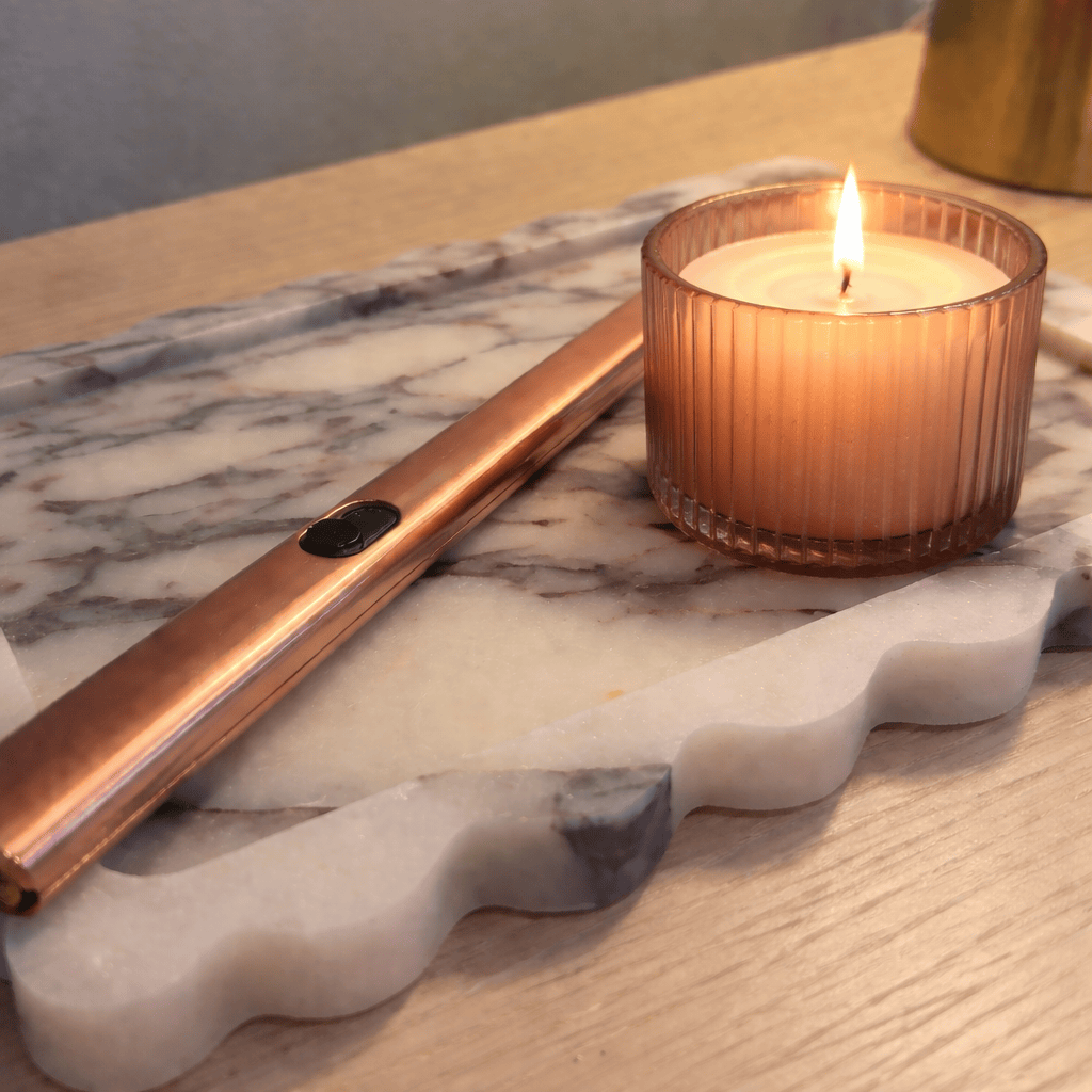 homeware, tea towel Bayside Luxe Calacatta Viola Marble Tray - 275mm