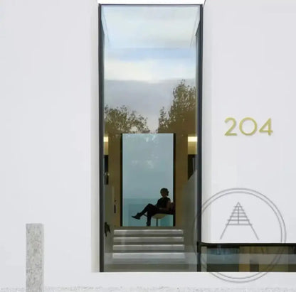 House Number 0 / Gold / 150mm Modern Bayside Luxe Floating House Numbers - Gold 150mm