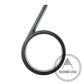 house number Bayside Luxe - Black Floating and Flush House Numbers - 125mm