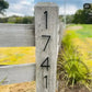 house number Bayside Luxe - Black Floating and Flush House Numbers - 125mm