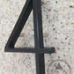 house number Bayside Luxe - Black Floating and Flush House Numbers - 125mm