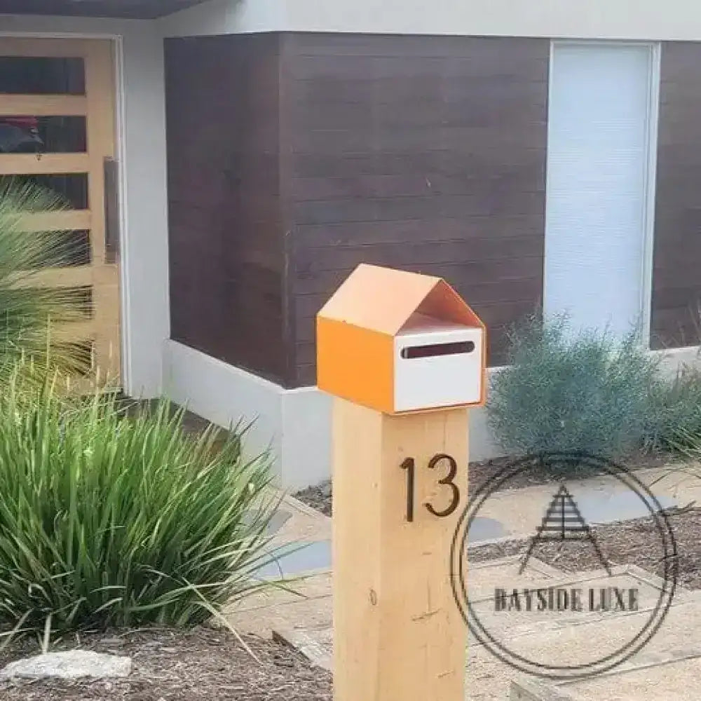 house number Bayside Luxe - Black Floating and Flush House Numbers - 125mm