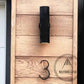 house number Bayside Luxe - Black Floating and Flush House Numbers - 125mm