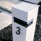 house number Bayside Luxe - Black Floating and Flush House Numbers - 125mm