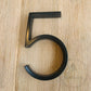 house number Bayside Luxe - Black Floating and Flush House Numbers - 125mm