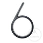 house number Bayside Luxe - Black Floating and Flush House Numbers - 125mm