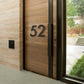 house number Bayside Luxe - Floating Letters & Numbers for Signage