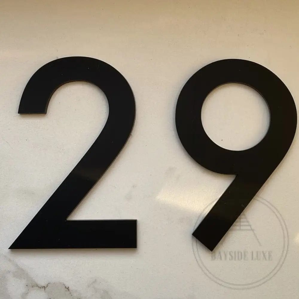 house number Bayside Luxe - Floating Letters & Numbers for Signage