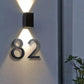 House Numbers 4 / Black / 150mm Modern Bayside Luxe Floating House Numbers - Black 150mm