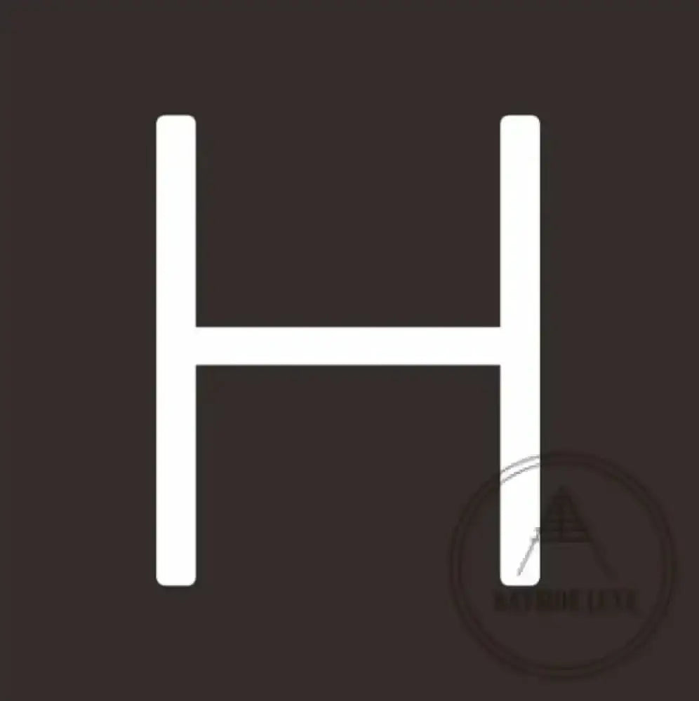 House Numbers and Letters 10 cm / H Bayside Luxe Signage - Solid White Brass Numbers and Letters - Watson's Bay 10cm