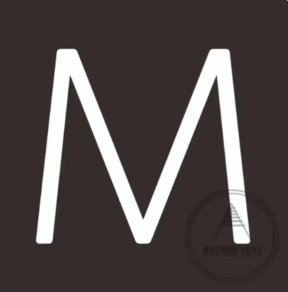 House Numbers and Letters 10 cm / M Bayside Luxe Signage - Solid White Brass Numbers and Letters - Watson's Bay 10cm