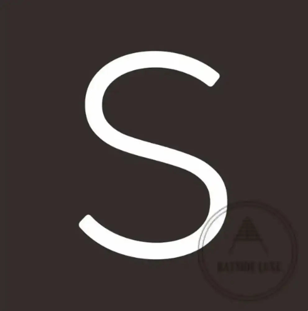 House Numbers and Letters 10 cm / S Bayside Luxe Signage - Solid White Brass Numbers and Letters - Watson's Bay 10cm