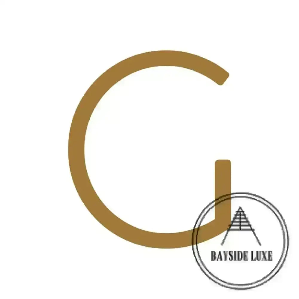 House Numbers and Letters 15 cm / G Bayside Luxe Signage - Solid Antique Brass Floating Numbers and Letters - Watson's Bay 15cm