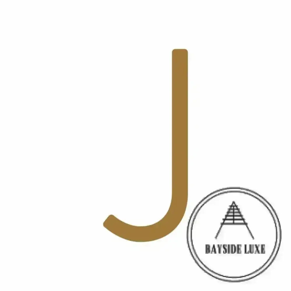 House Numbers and Letters 15 cm / J Bayside Luxe Signage - Solid Antique Brass Floating Numbers and Letters - Watson's Bay 15cm