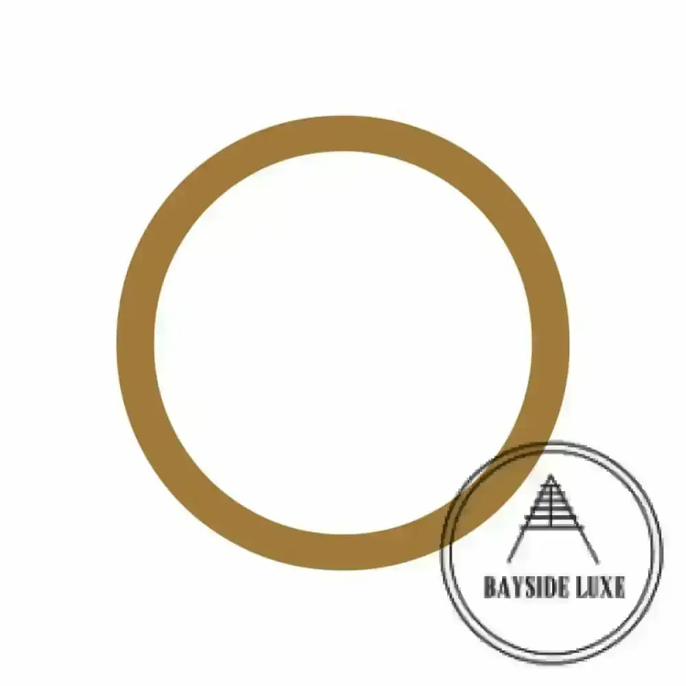 House Numbers and Letters 15 cm / O Bayside Luxe Signage - Solid Antique Brass Floating Numbers and Letters - Watson's Bay 15cm