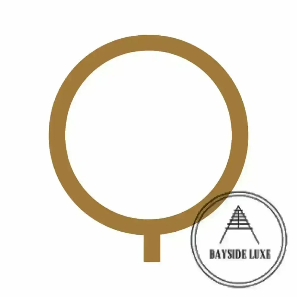 House Numbers and Letters 15 cm / Q Bayside Luxe Signage - Solid Antique Brass Floating Numbers and Letters - Watson's Bay 15cm