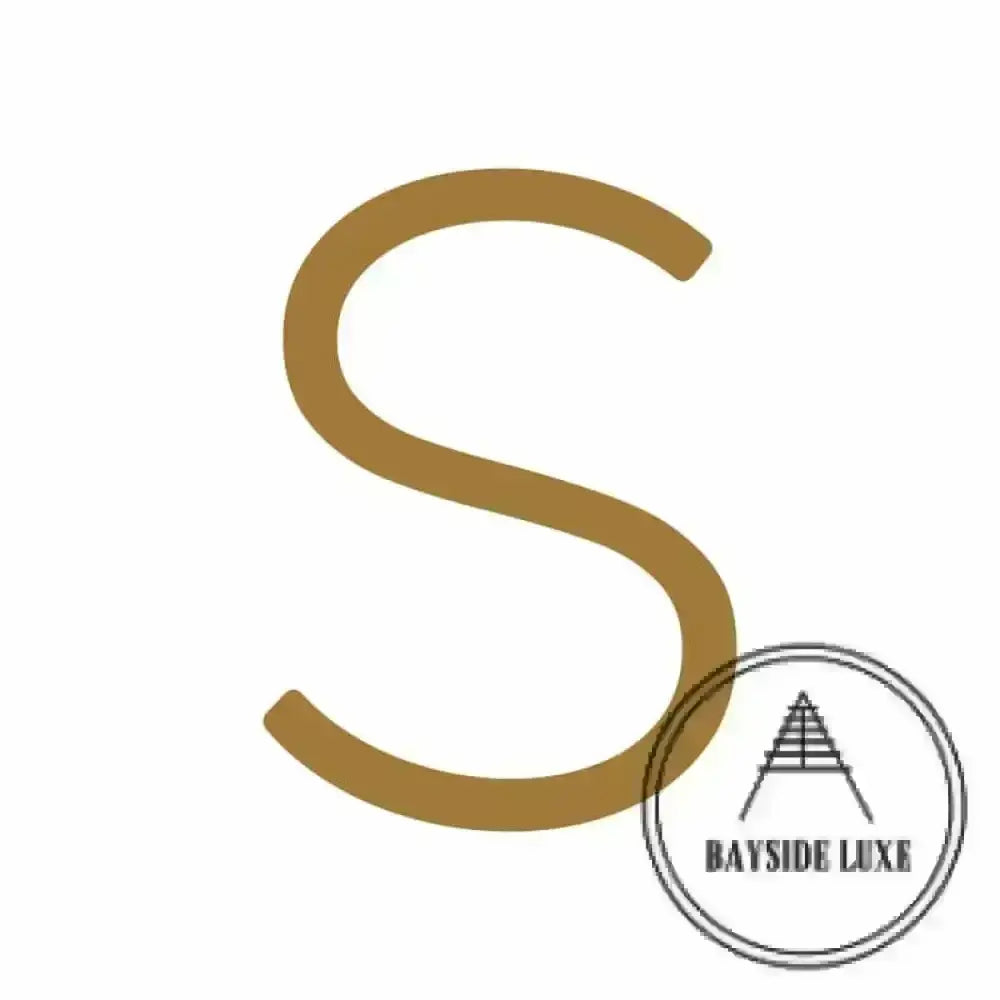 House Numbers and Letters 15 cm / S Bayside Luxe Signage - Solid Antique Brass Floating Numbers and Letters - Watson's Bay 15cm