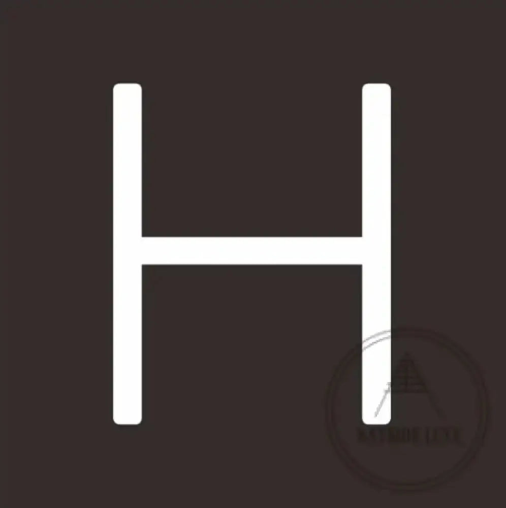 House Numbers and Letters 20 cm / H Bayside Luxe Signage - Solid White Brass Numbers and Letters - Watson's Bay 20cm