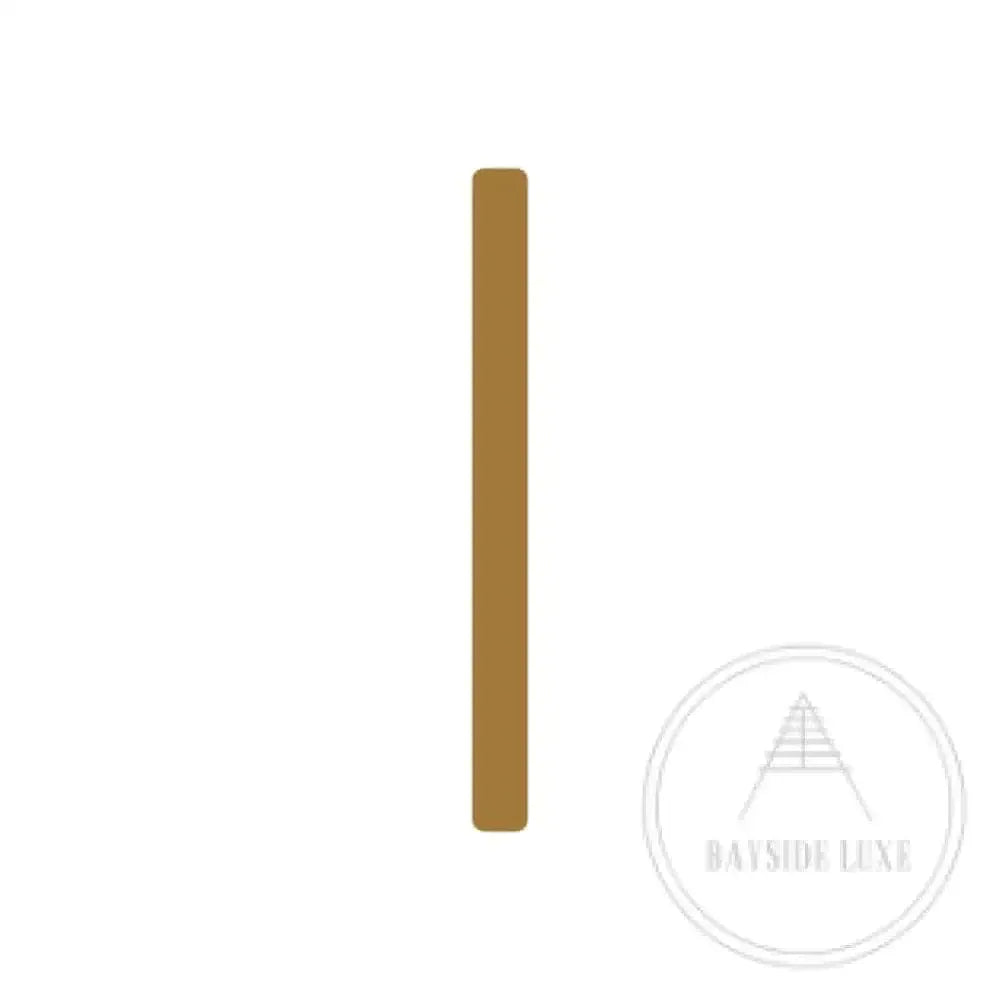 House Numbers and Letters 20 cm / I Bayside Luxe Signage - Solid Antique Brass Floating Numbers and Letters - Watson's Bay 20cm