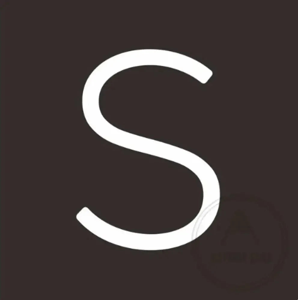 House Numbers and Letters 25 cm / S Bayside Luxe Signage - Solid White Brass Numbers and Letters - Watson's Bay 25cm