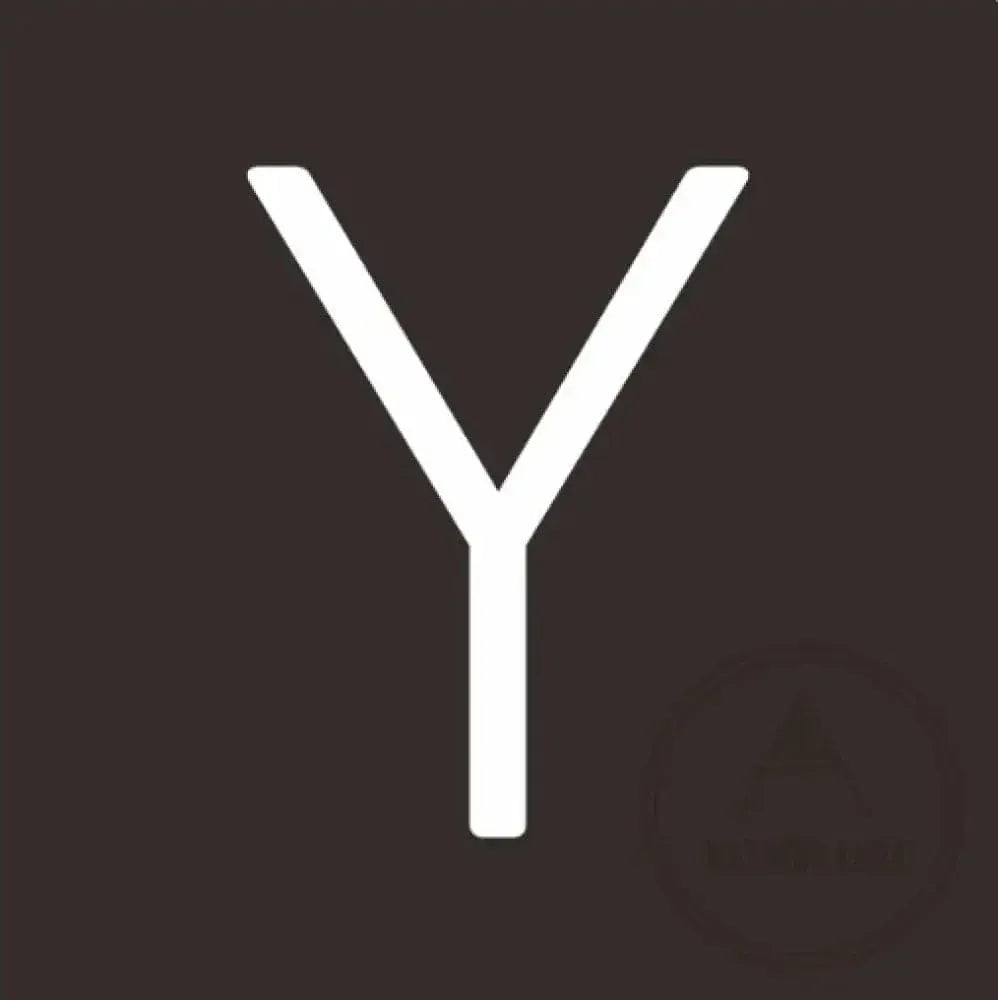 House Numbers and Letters 25 cm / Y Bayside Luxe Signage - Solid White Brass Numbers and Letters - Watson's Bay 25cm